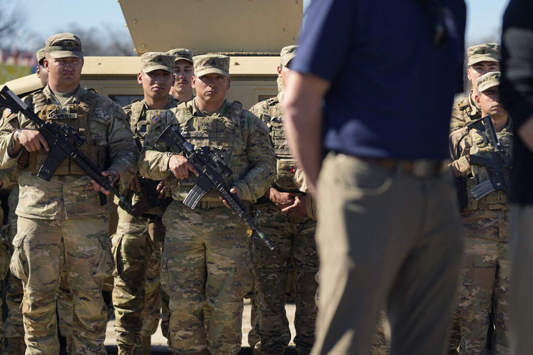 GOP governors back at Texas border to keep pressure on Biden over ...